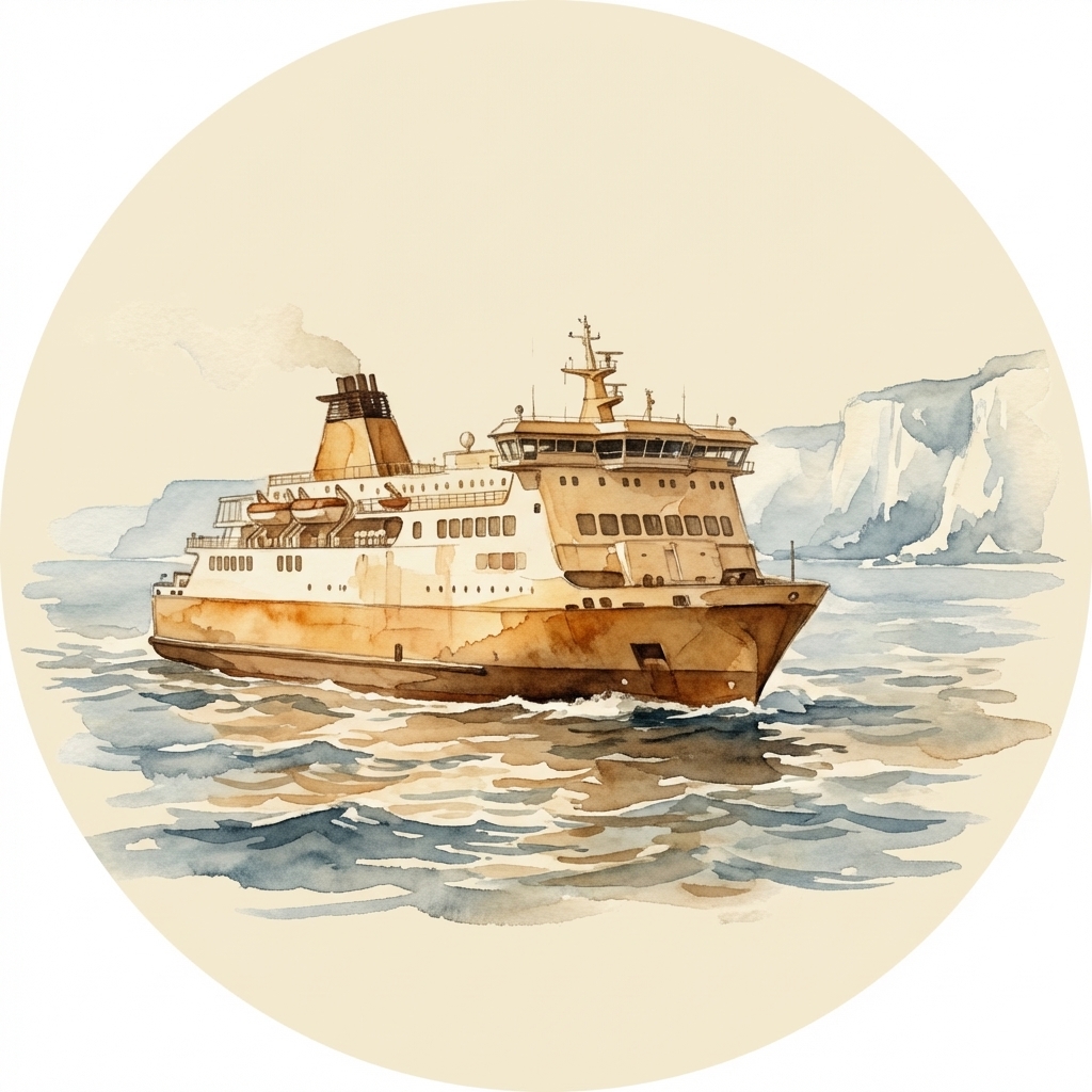 Channel Ferry reading badge