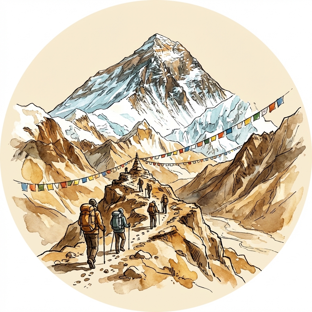 Everest Base Camp Trek reading badge