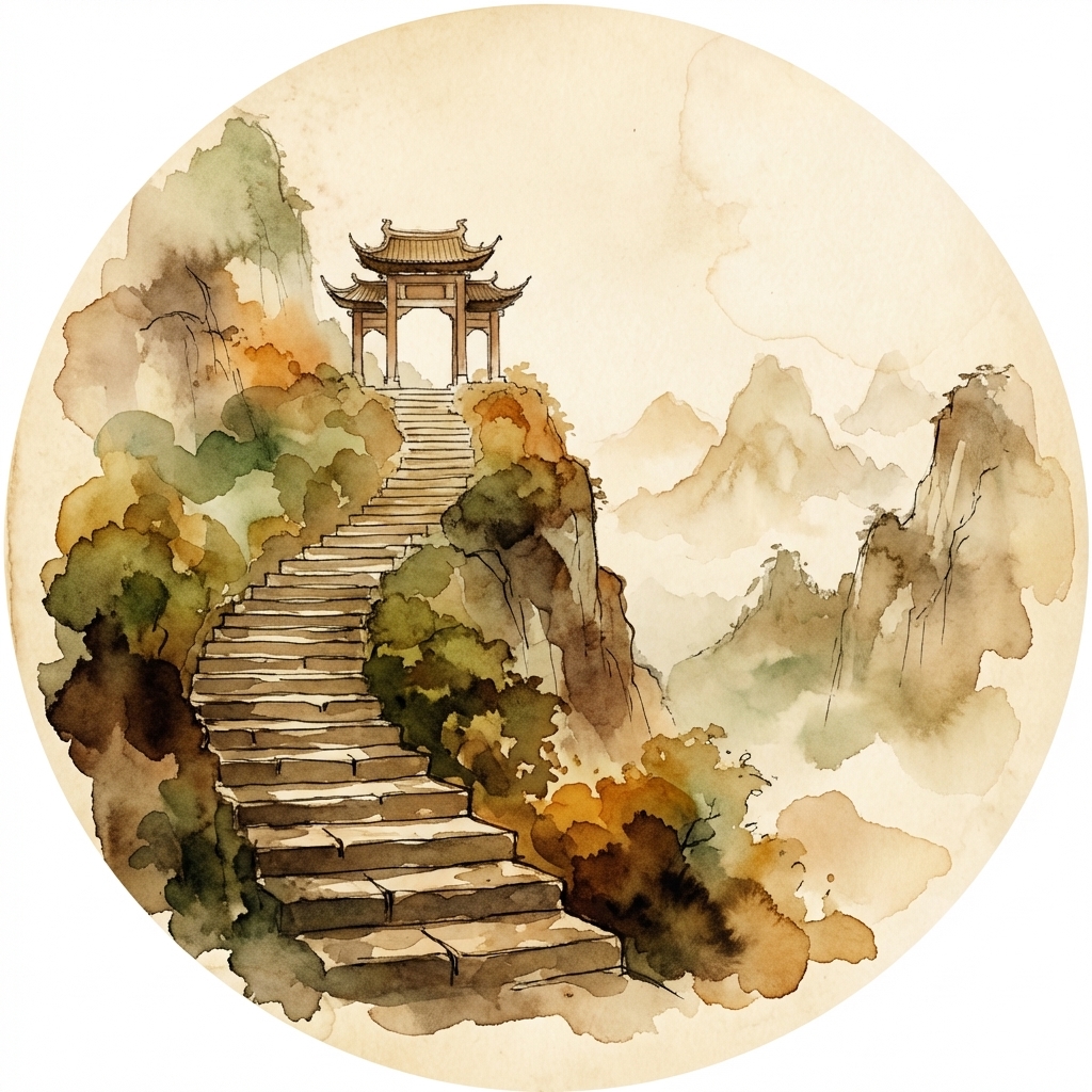 Mount Tai Pilgrimage reading badge