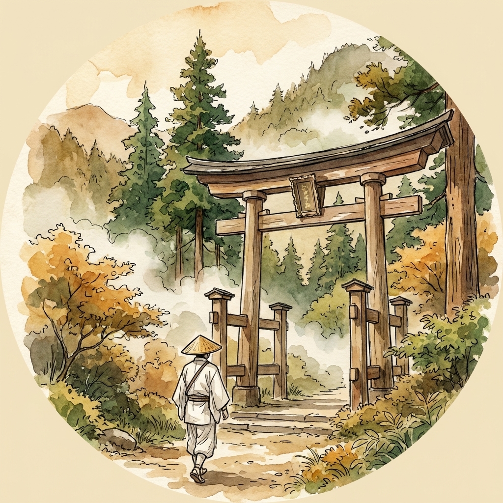 Shikoku Pilgrimage reading badge