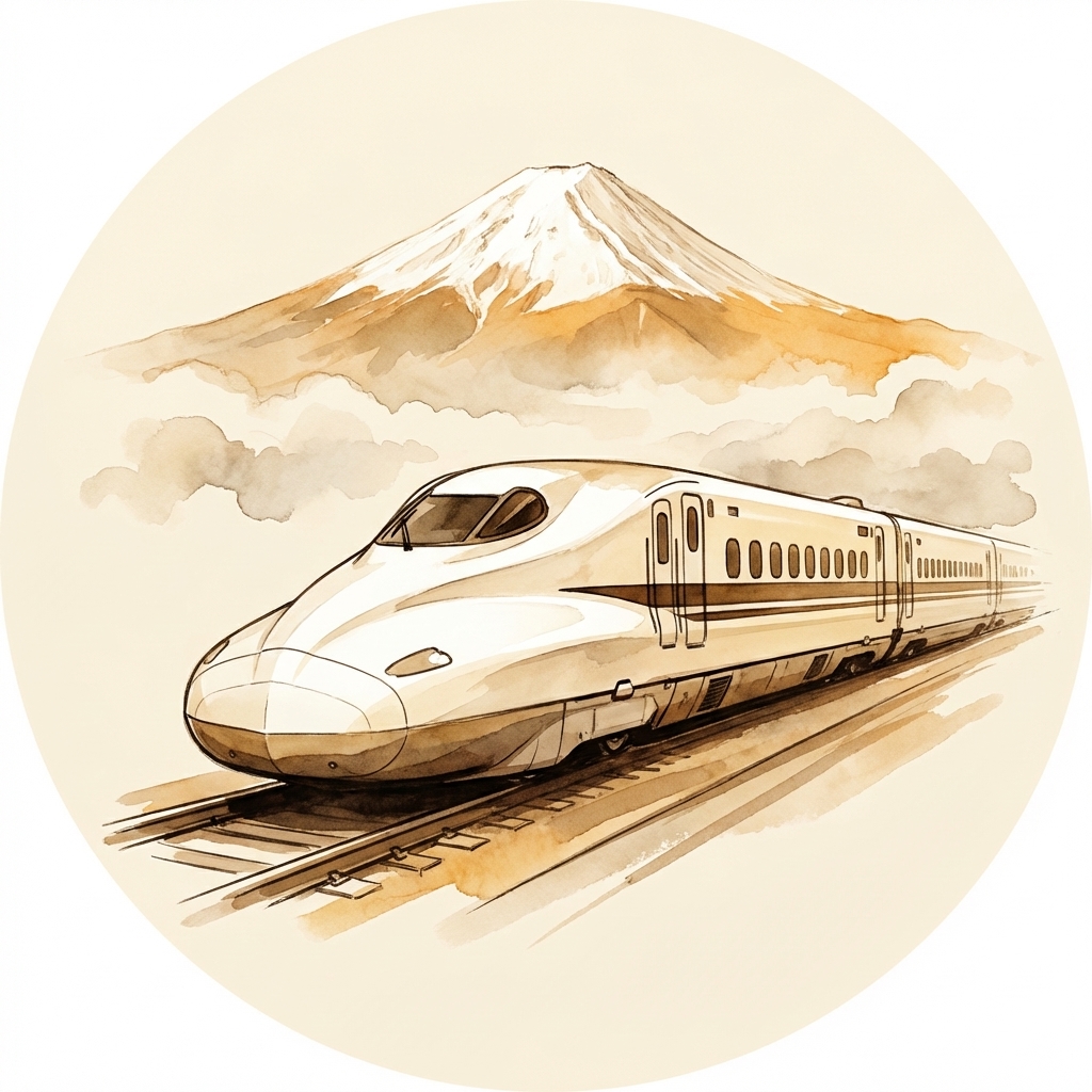 Tokaido Shinkansen reading badge