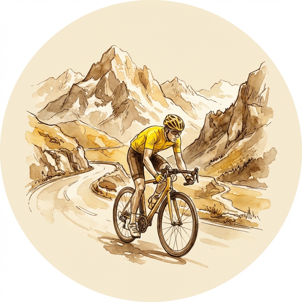 Tour de France reading badge